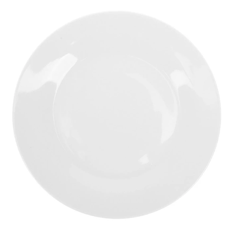 Тарелка Collage мелкая, фарфоровая, белая, d=26,3cм, (фк380)