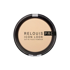 РЕЛУИ Пудра компактная Relois PRO Icon Look Satin Face Powder тон01/6шт.