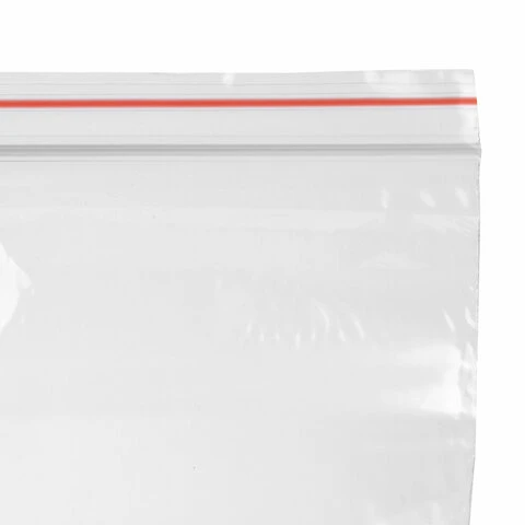 Пакеты с замком ZIP-LOCK "зиплок", комплект 100 шт., 15х20 см, ПВД,