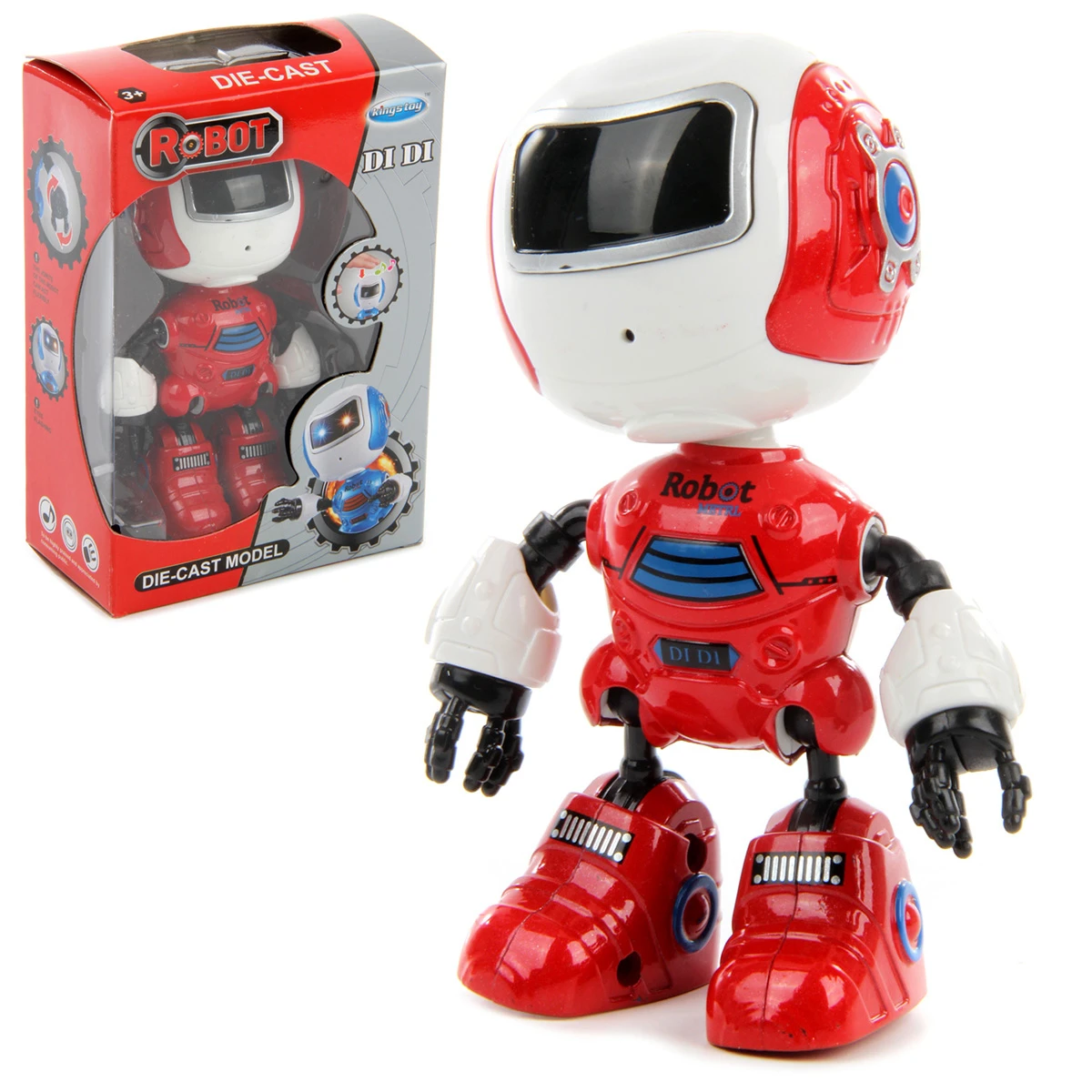 Интерактивная игрушка Робот на батарейках свет-звук