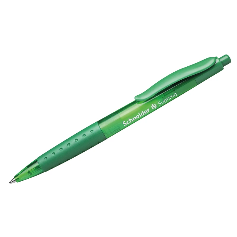 Ручка шариковая автоматическая Schneider "Suprimo" зеленая, 1,0мм,