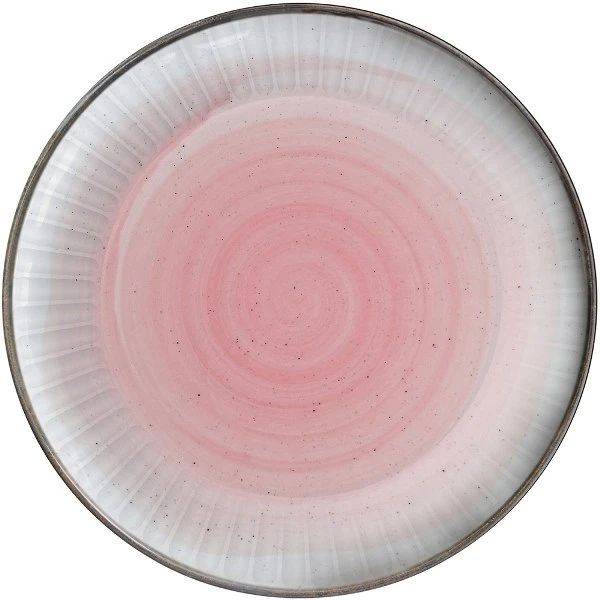 Тарелки бумажные Керамика Розовая 23см, 6 штук