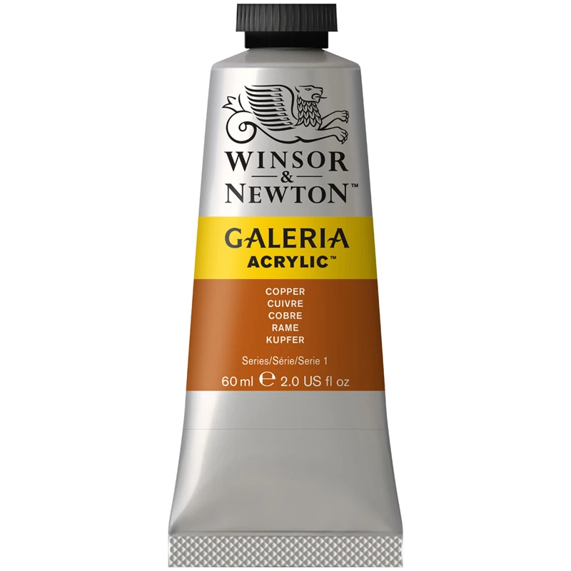 Краски акриловые Winsor&Newton "Galeria", 60 мл, туба, медный