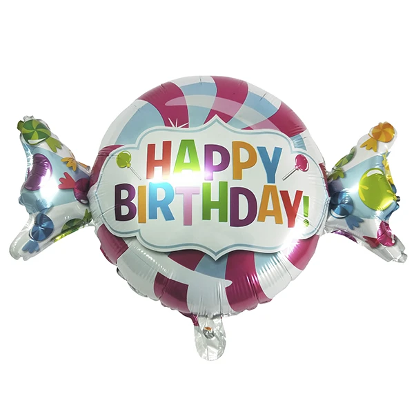 Фигура Конфета Happy Birthday 18"/45 см шар фольгированный