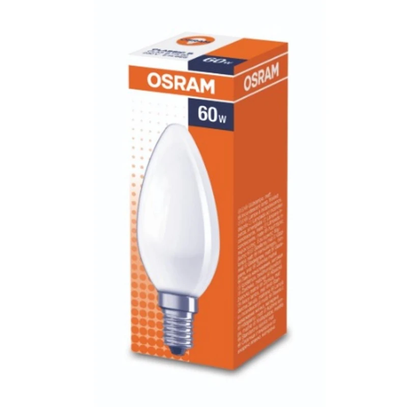 Лампа накаливания OSRAM CLAS B FR 60W 230V E14