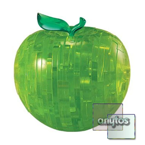 3d головоломка яблоко зеленое