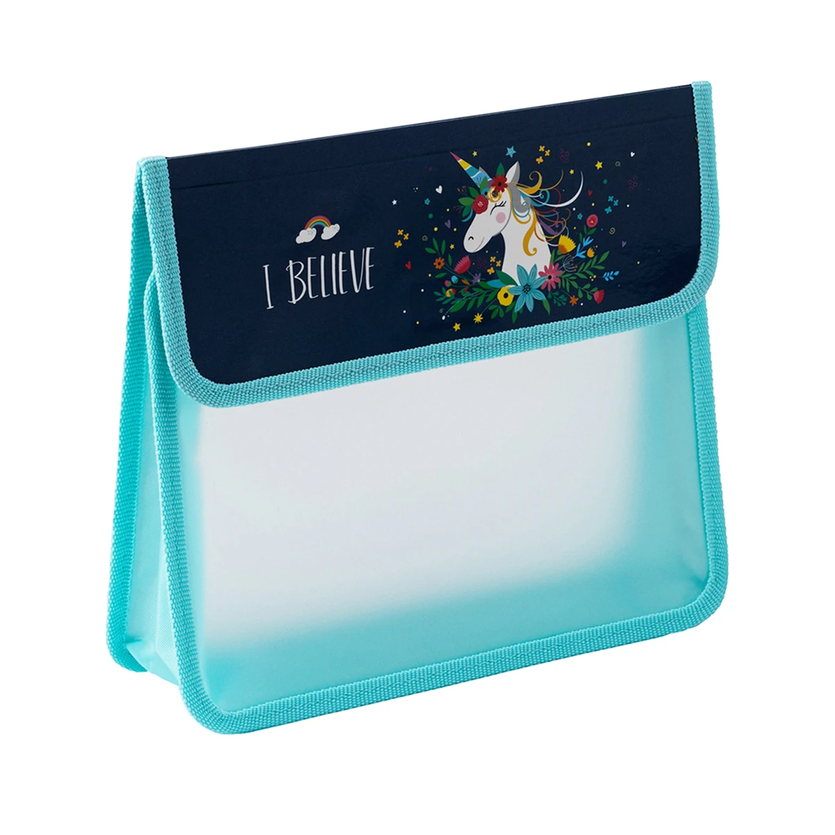 Папка для тетрадей 2 отделения, А5, ArtSpace "Unicorn", 230*215*40мм,