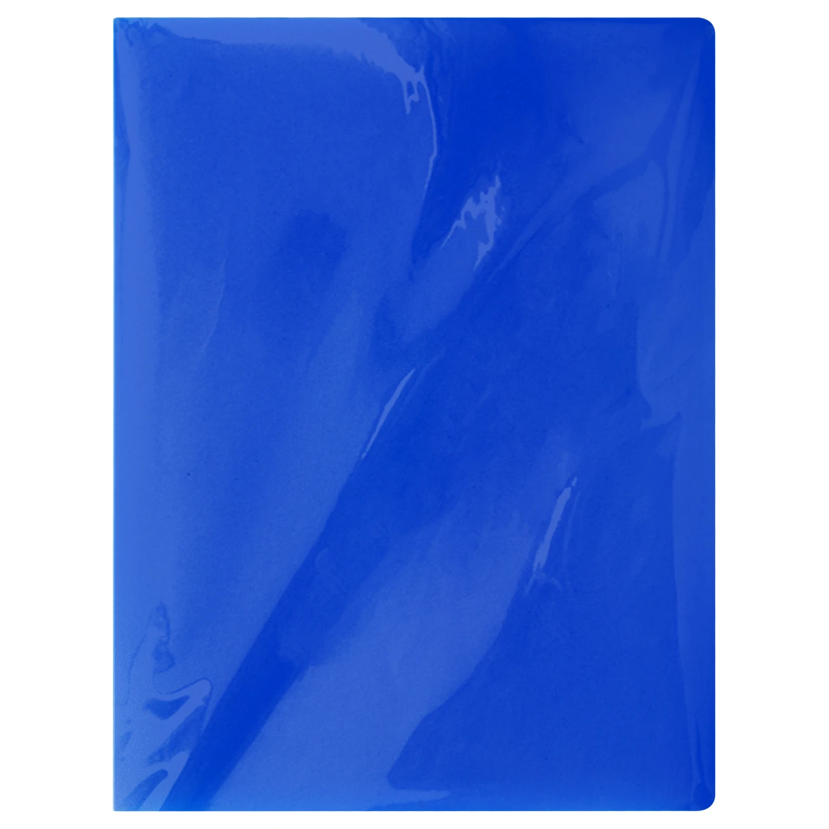 Папка с 10 вкладышами СТАММ, 9мм, 400мкм, синяя