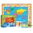 Настольная обучающая игра "Мегафлагомания", карта мира, 200 карточек,