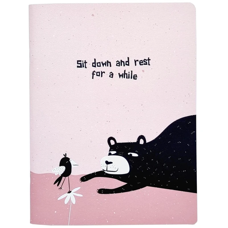 Тетрадь общая А5+ 48л. клетка, скрепка Be Smart, Silly N3259