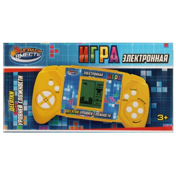 Электронная логическая игра кор.15*7*3см. ИГРАЕМ ВМЕСТЕ