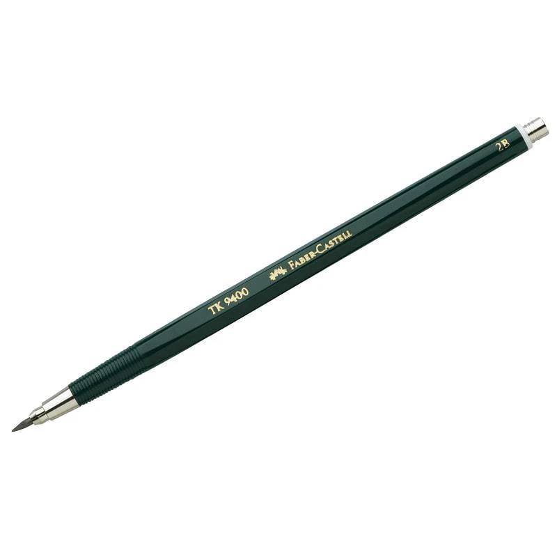 Карандаш цанговый Faber-Castell "TK 9400", 2,0мм, 2B. 139402