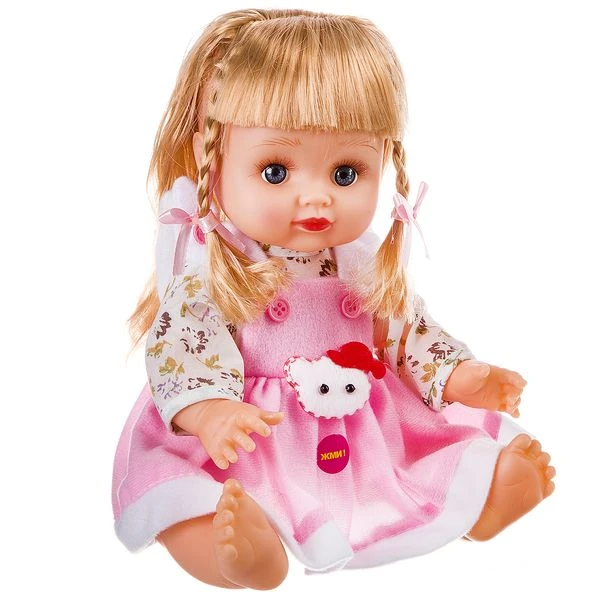 Кукла PLAY SMART Алина с косичками  в сумке 26 см., IC рус.   Д22423-1
