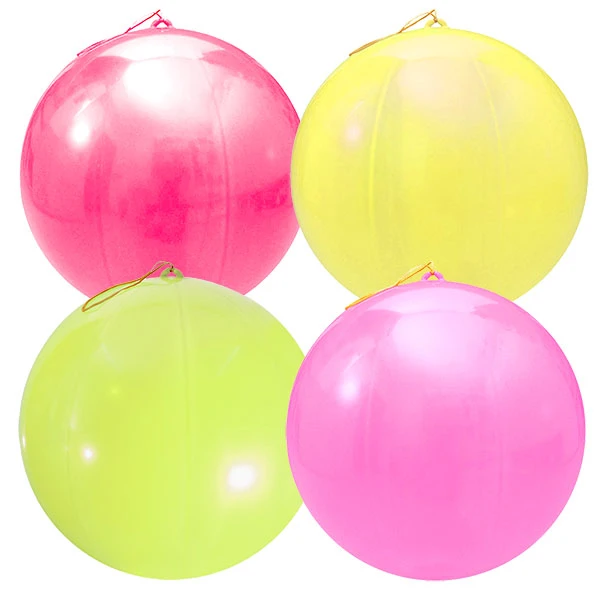 Панчболл б/рис Флуоресцентный ассорти 25шт. 43см