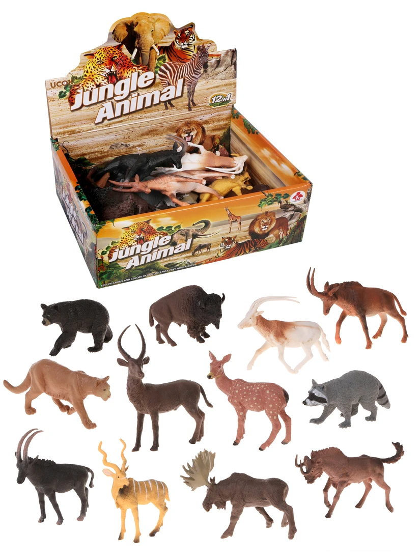 Дикое животное, в ассортименте