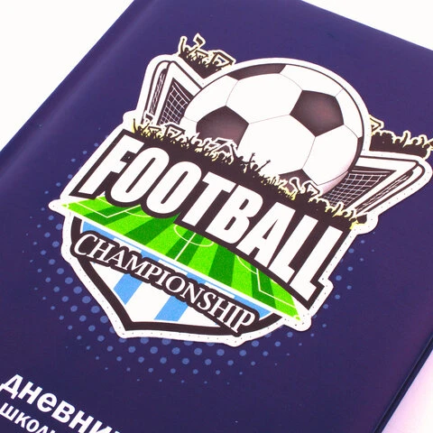 Дневник 1-4 класс 48 л., обложка кожзам (твердая), печать, аппликация, ЮНЛАНДИЯ,