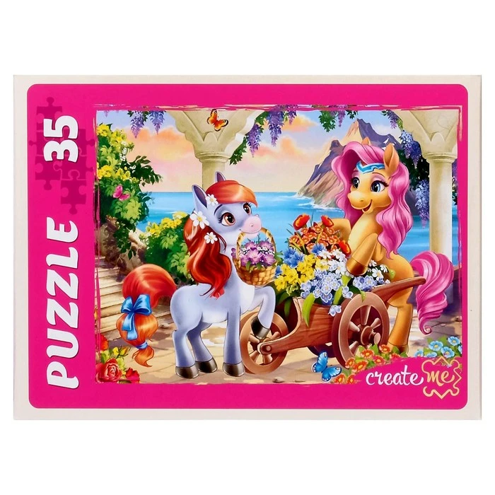 Пазл «Пони подружки», 35 элементов