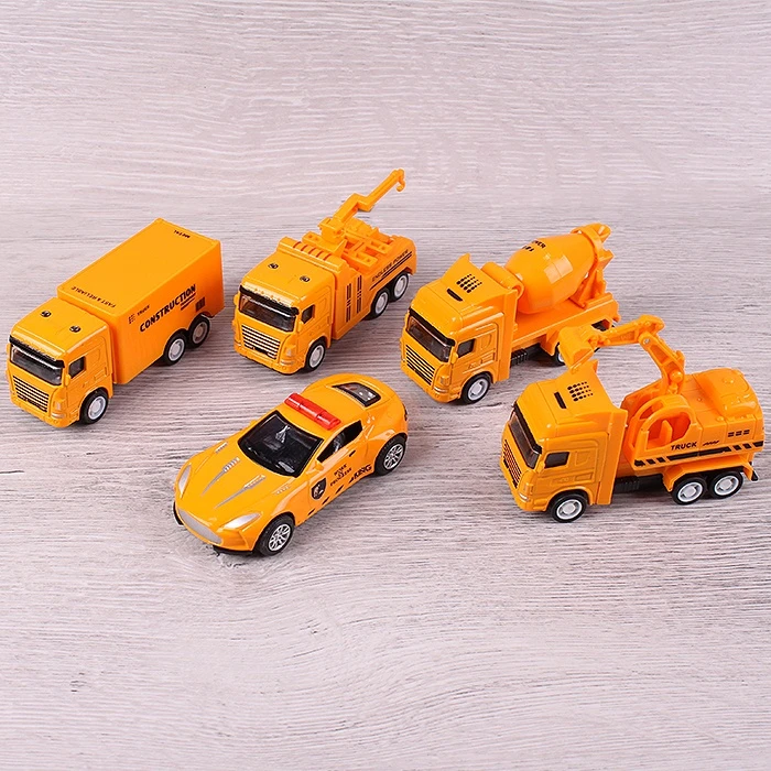 Набор машинок "Строительная техника" 5шт/уп Набор машинок "Строительная техника" 5шт/уп