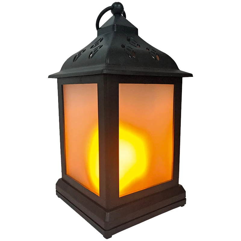 Декоративный светодиодный светильник-фонарь, TL-952B, с эффектом пламени свечи,