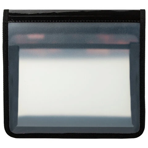 Папка для тетрадей ЮНЛАНДИЯ А5, пластик, 2 отделения, клапан на липучке,