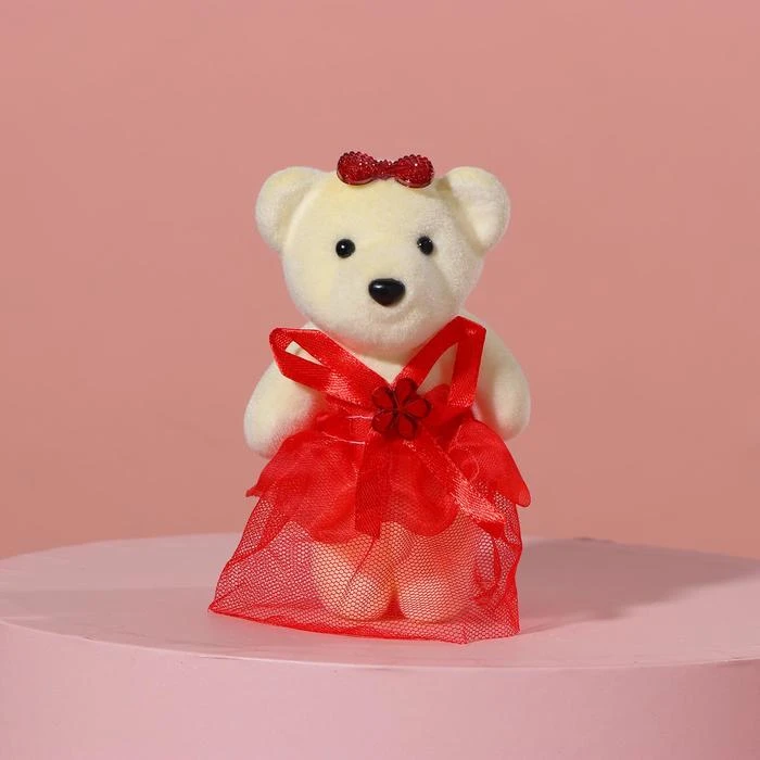 Игрушка «Мишка в юбке», цвета МИКС