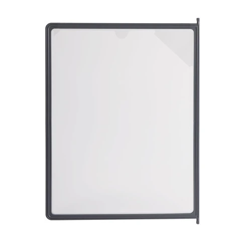 Панель для демосистем А4, с табулятором, серая рамка, BRAUBERG, 231233