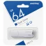 Флеш-диск 64GB SMARTBUY Clue USB 2.0, белый, SB64GBCLU-W