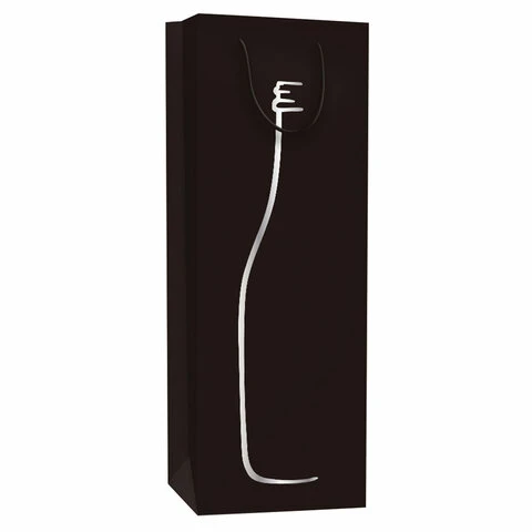 Пакет подарочный под бутылку 13x8,5x36 см ЗОЛОТАЯ СКАЗКА "Perfect Пакет подарочный под бутылку 13x8,5x36 см ЗОЛОТАЯ СКАЗКА "Perfect