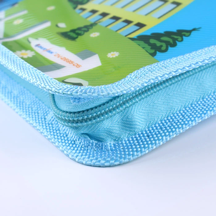 Папка для тетрадей А4 на молнии с рисунком "Машинка"