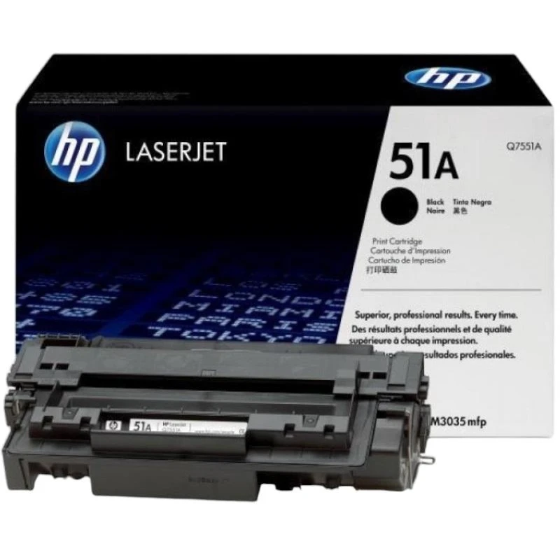 Картридж лазерный HP 51A Q7551A черный, для LJ P3005/M3035