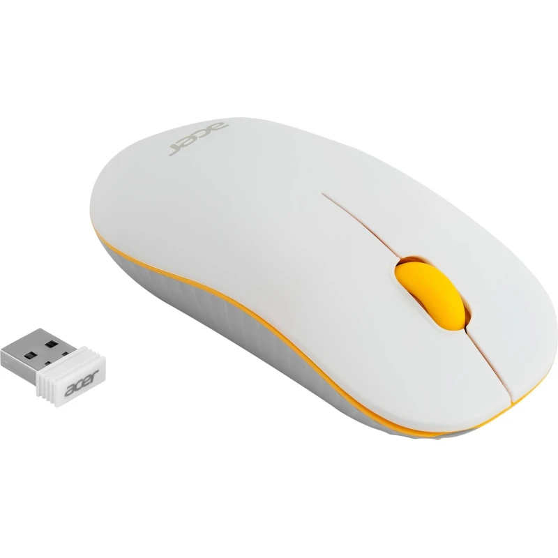 Мышь компьютерная Acer OMR200 желтый оптич 1200dpi/3but WLS (ZL.MCEEE.020)
