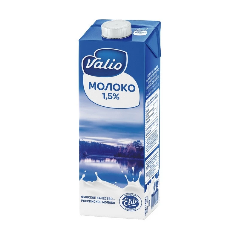 Молоко Valio UHT 1,5% 1 кг