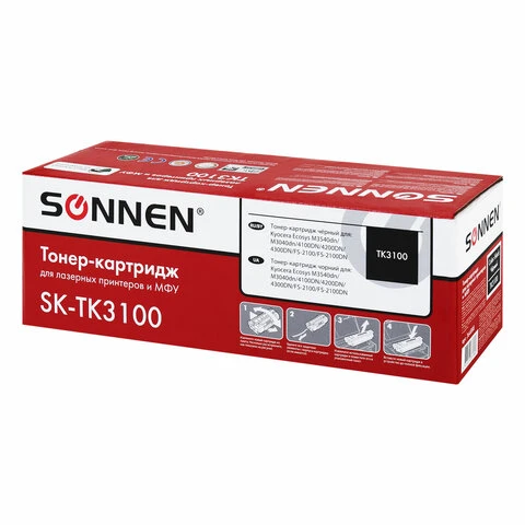 Тонер-картридж лазерный SONNEN (SK-TK3100) для KYOCERA FS-2100/FS-2100DN/ECOSYS