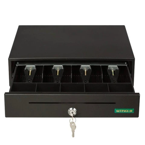 Ящик для денег ШТРИХ MiniCD, (БЕЗ ПОДКЛЮЧЕНИЯ ККМ), 332х319,5х94 мм, черный,