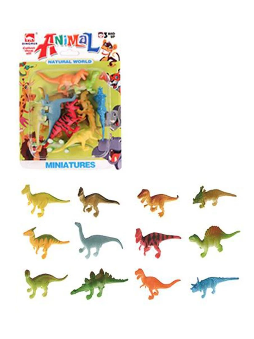 Набор фигурок Динозавры, 12 предметов