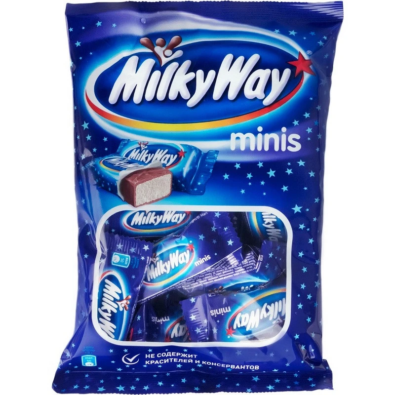 Шоколадный батончик Milky Way мини 176г