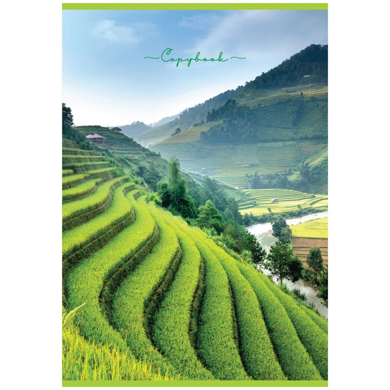 Тетрадь 48л., А4, клетка BG "Пейзаж"