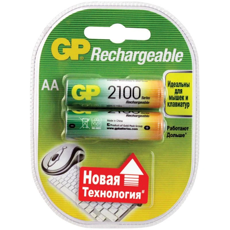 Аккумулятор HR06 GP 210AAHC-UC2 2100mAh: 210AAHC-UC2 штр.:  4606152011213