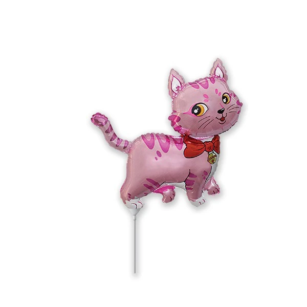 Мини Фигура Кошечка розовая 33 см Х 33 см фольгированный шар