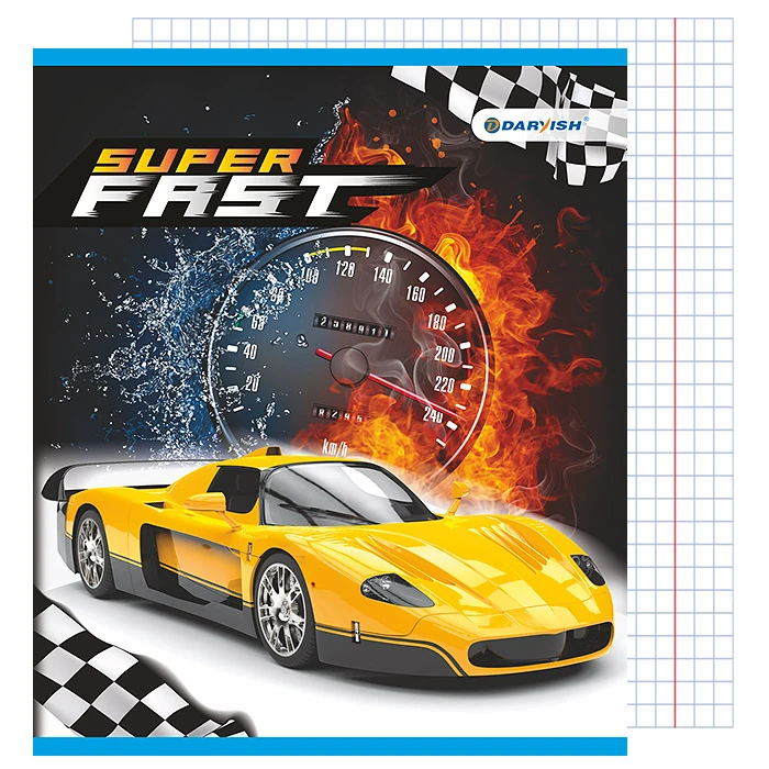 Тетрадь 48л клетка "Darvish" "Скорость" Тетрадь 48л клетка "Darvish" "Скорость"