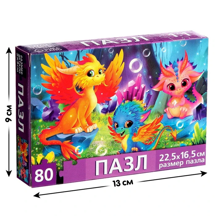 Пазл «Волшебный лес», 80 деталей