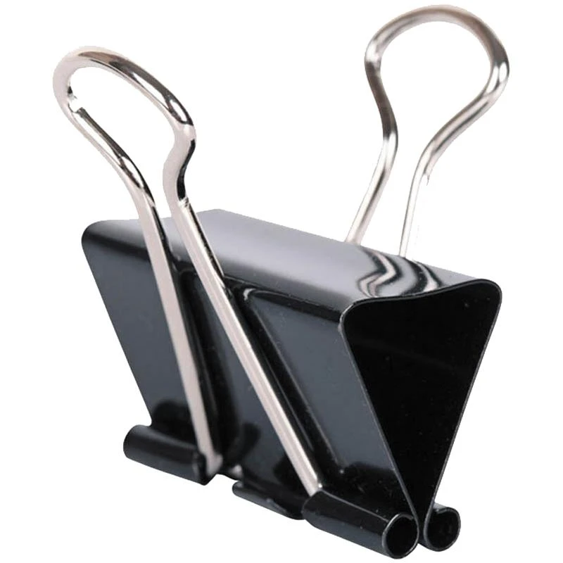 Зажимы для бумаг 25мм, 12шт., черные: BCLBL25_1236 штр.: 4650062492365 Зажимы для бумаг 25мм, 12шт., черные: BCLBL25_1236 штр.: 4650062492365