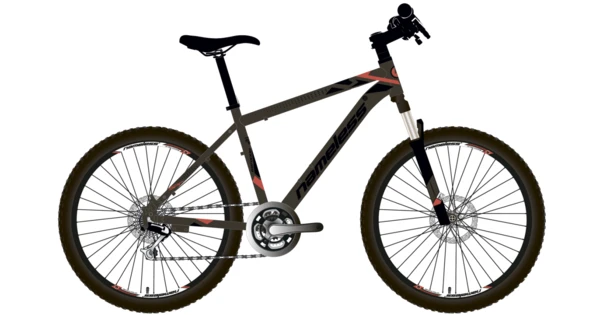 Велосипед 29" NAMELESS G9700DH (DISK) серый/оранжевый (рама 19)