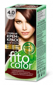 Арт.4823 ФИТО К Стойкая крем-краска для волос "Fitocolor" тон Каштан