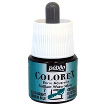 "PEBEO" Акварельные чернила Colorex 45 мл 341-007 синий восточный