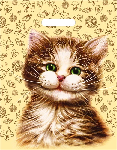 Пакет полиэтиленовый вырубной "Кузя" (31*40 см) СП-4264