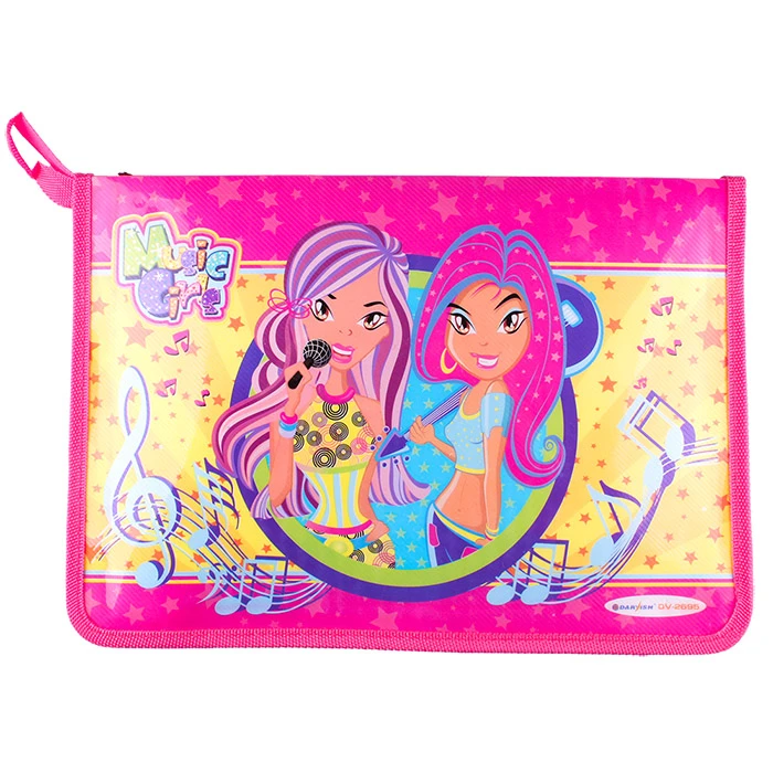 Папка для тетрадей А4 на молнии с рисунком "Darvish" Папка для тетрадей А4 на молнии с рисунком "Darvish"