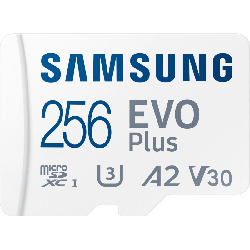 Карта памяти Samsung microSDHC EVO+256Gb+SD adapter