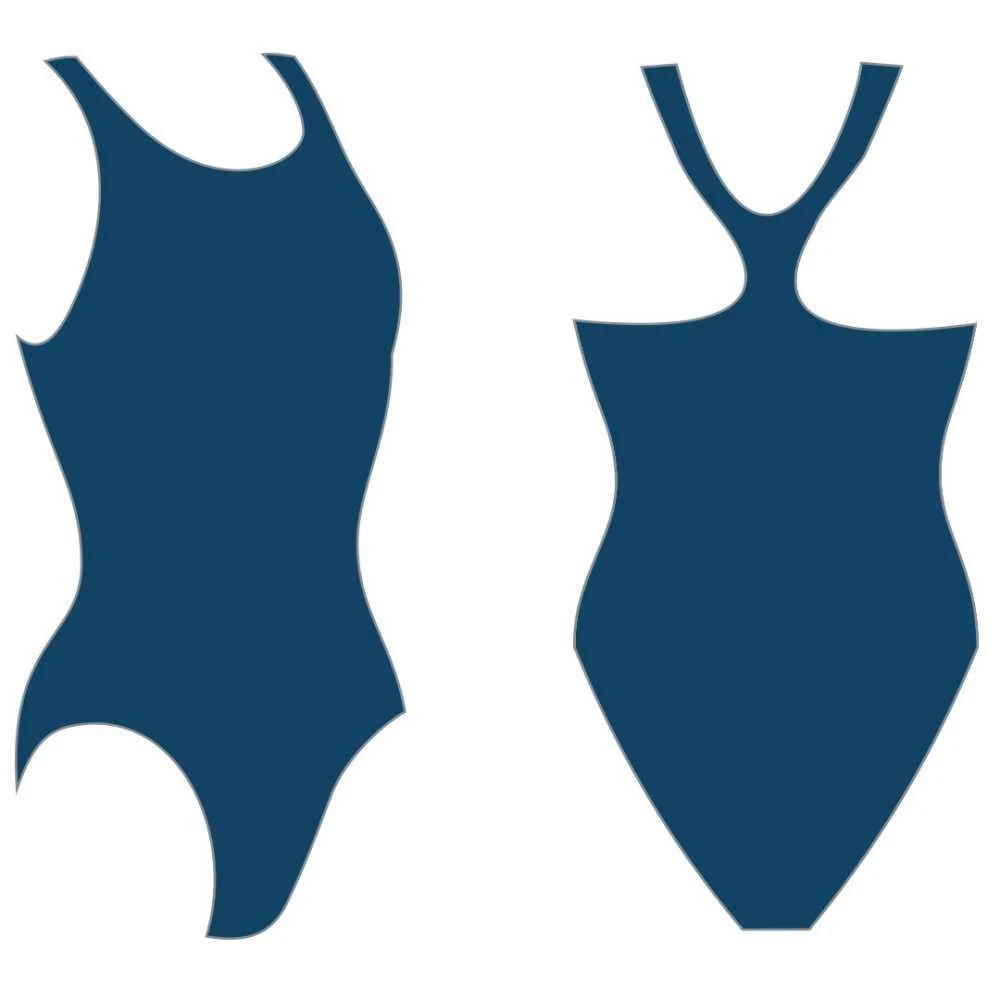 Купальник женский для бассейна, темно-синий, р-р 48, BW 2 2