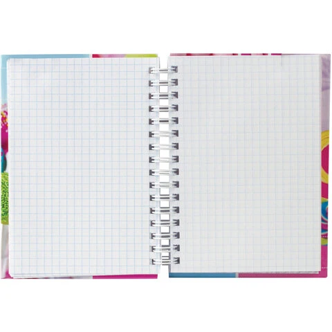 Блокнот МАЛЫЙ ФОРМАТ (150х115 мм) А6, 80 л., гребень, клетка,